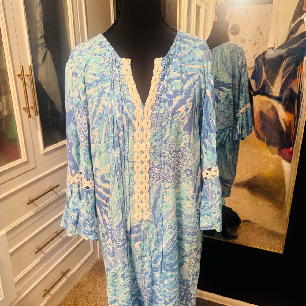 Lilly Pulitzer Blue and White Dress